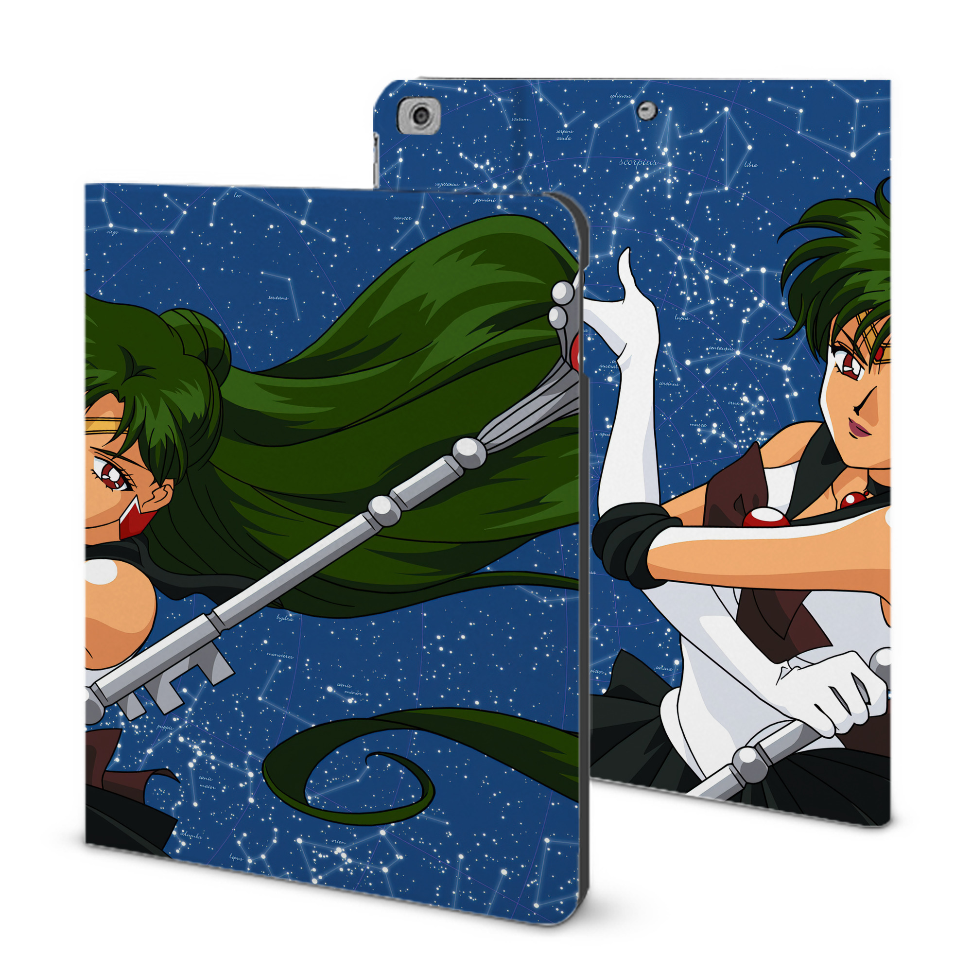 （画像用） 美少女戦士セーラームーン Sailor Moon IPad ケース ブック型 PUレザー TPU 耐衝撃 軽量 薄型 ペン収納なし 全面保護 IPad 各モデル対応